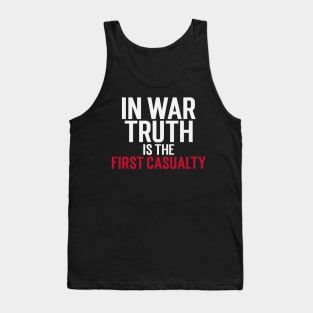 Star Wars Clone Wars Quote In War Truth Is The First Casualty Tank Top